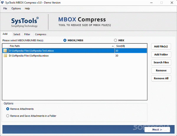 SysTools MBOX Compress Crack + Keygen Updated