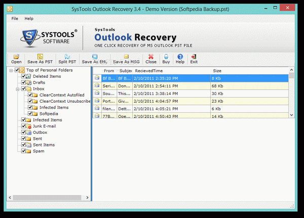 SysTools Outlook Recovery [DISCOUNT: 15% OFF!] Crack + Activator Updated