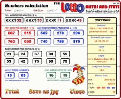Thai Lotto Maths and Stats Crack With Keygen