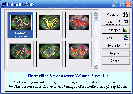 The Butterflies Screensaver vol. 2 Crack With Activation Code