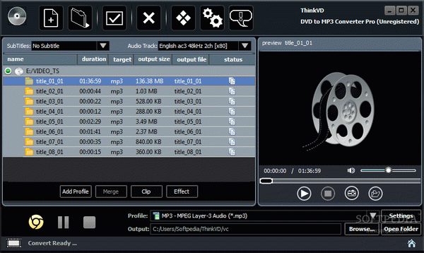 ThinkVD DVD to MP3 Converter Pro Crack + Keygen (Updated)