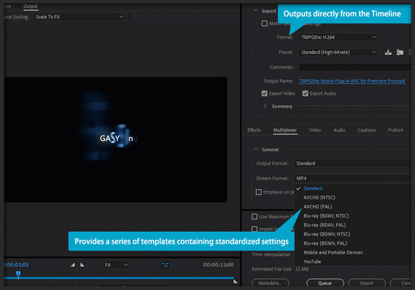 TMPGEnc Movie Plug-in AVC for Premiere Pro Crack + Activation Code Download 2024