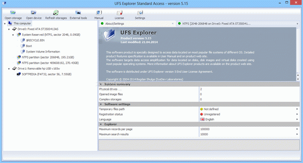 UFS Explorer Standard Access Serial Key Full Version