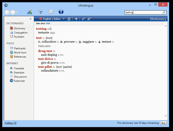 Ultralingua English-Italian Dictionary Crack + Serial Key Download