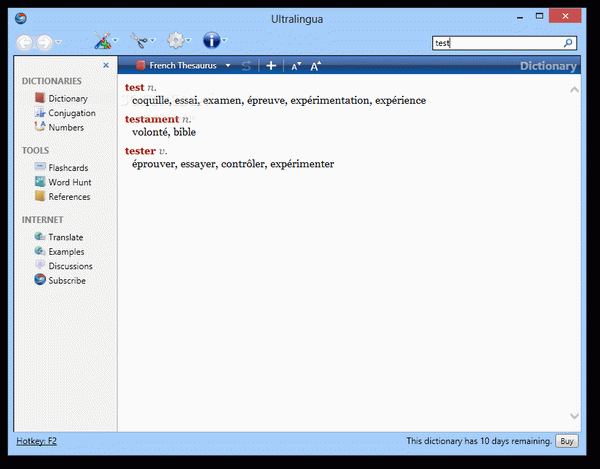 Ultralingua French Dictionary and Thesaurus Crack Plus Activation Code