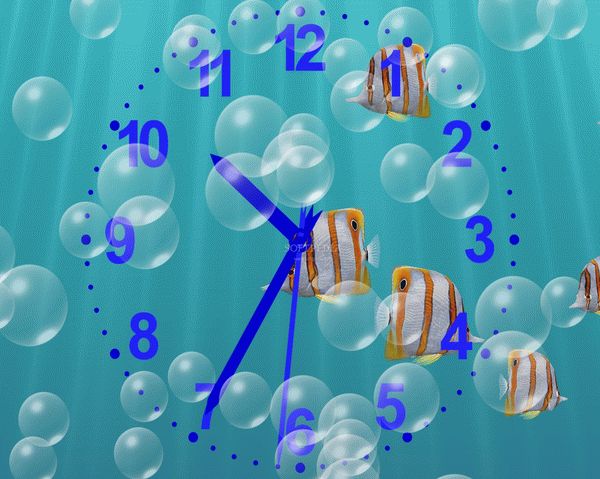 Underwater Bubble Clock Screensaver Crack With Activation Code Latest