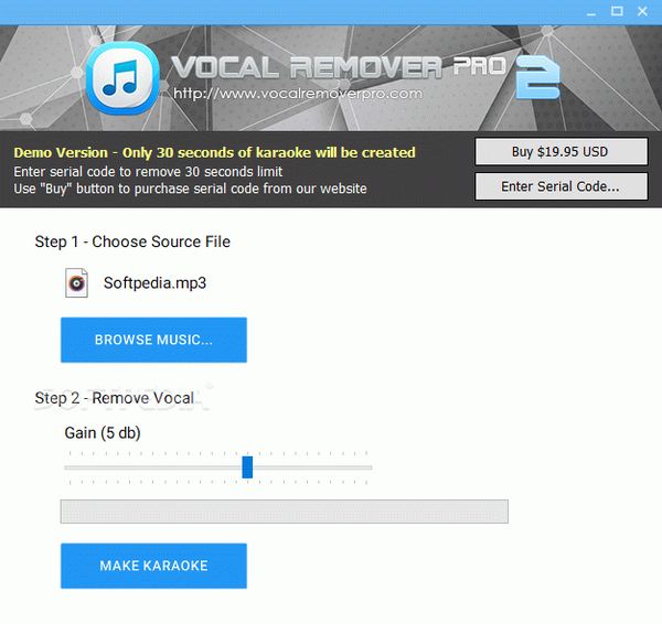 Vocal Remover Pro Crack & Serial Number