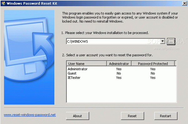 Windows Password Reset Kit Crack + License Key Download 2022