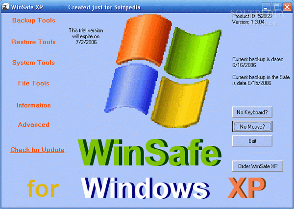 WinSafe XP Crack With License Key