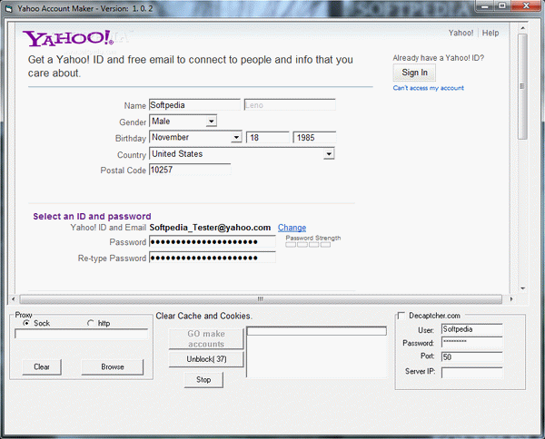 Yahoo Account Maker Crack With License Key